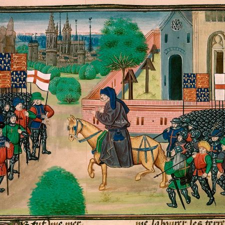 John Ball encouraging the peasant rebels of 1381